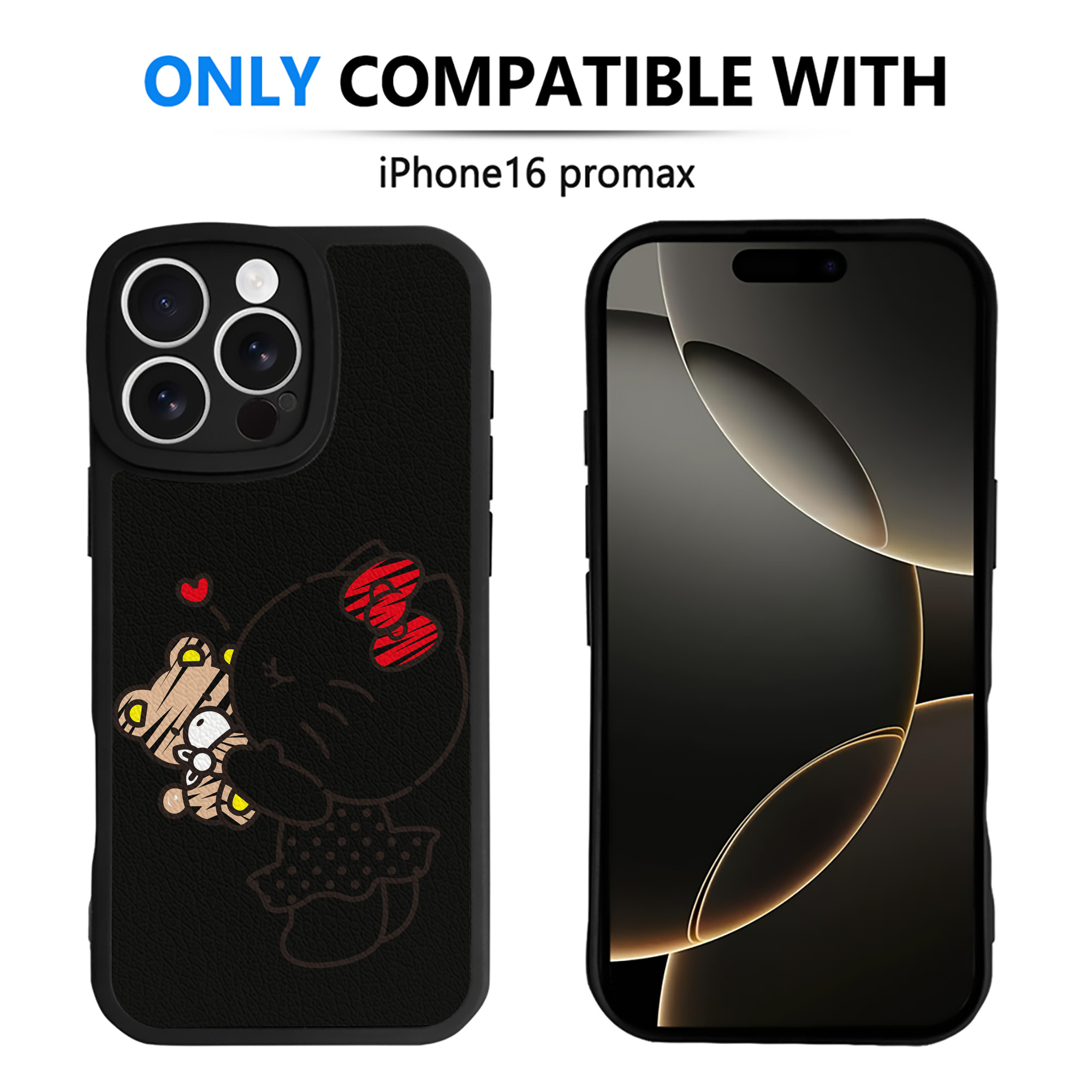 （画像用） Hello Kitty ハローキティ 【iPhone 16シリーズ対応】シリコンスマホケース（レザー調） 材質：シリコン